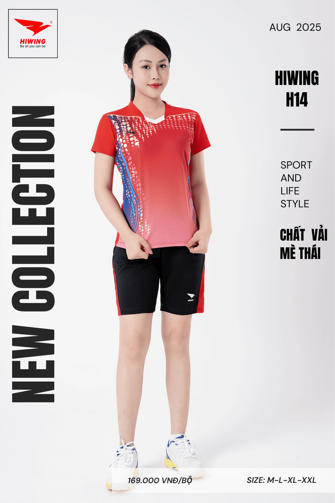 Áo Bóng Chuyền Hiwing H14 - Màu Đỏ