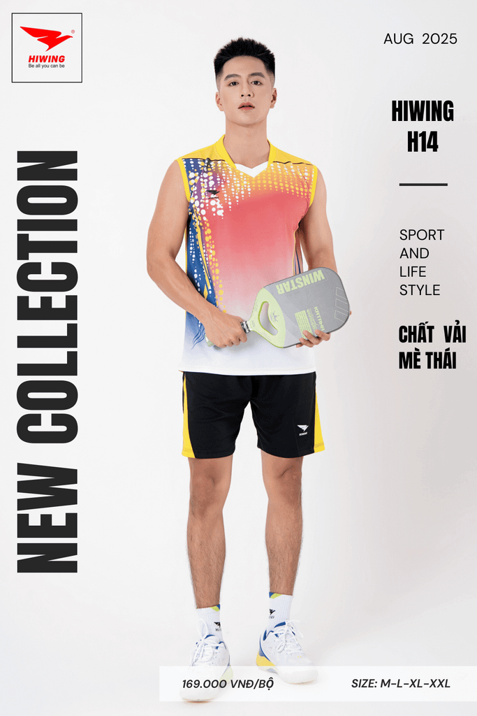 Áo Bóng Chuyền Hiwing H14 - Màu Vàng