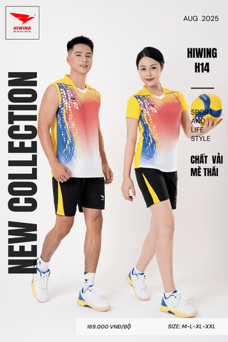 Áo Bóng Chuyền Hiwing H14 - Màu Vàng