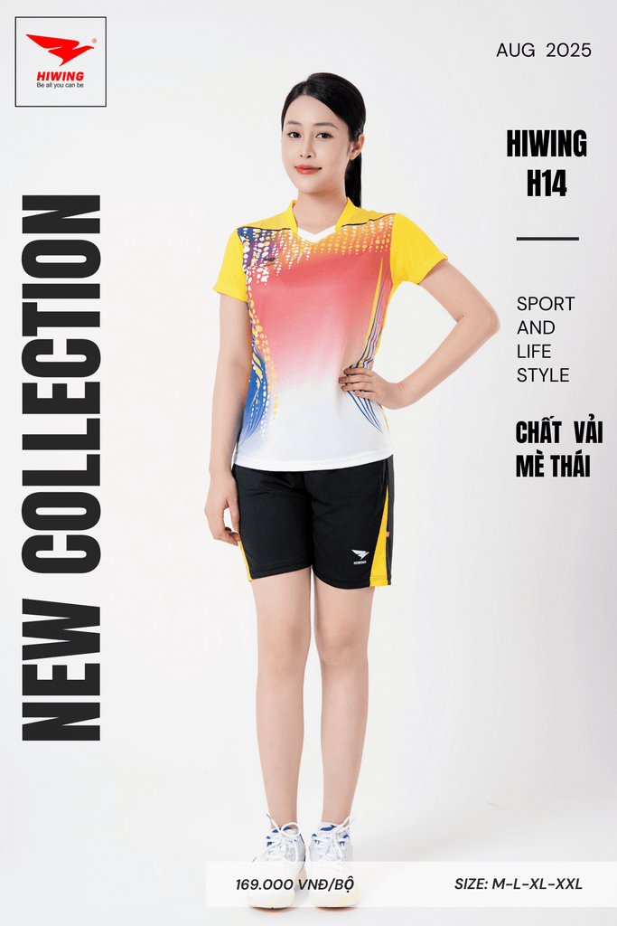 Áo Bóng Chuyền Hiwing H14 - Màu Vàng