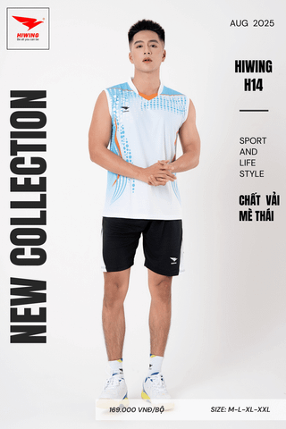 Áo Bóng Chuyền Hiwing H14 - Màu Trắng