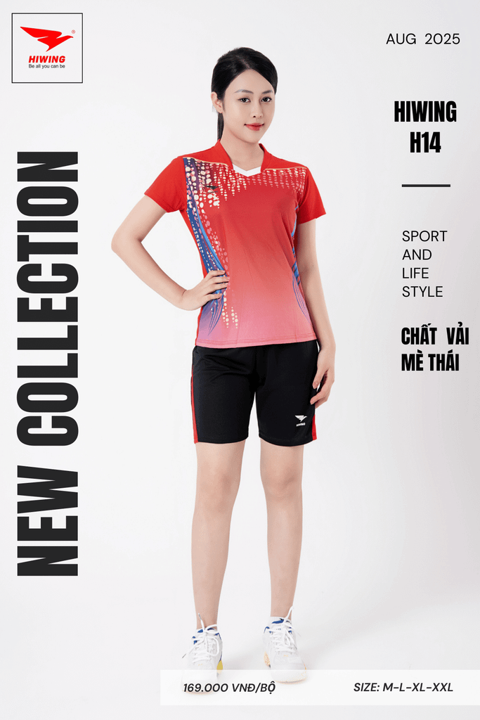 Áo Bóng Chuyền Hiwing H14 - Màu Đỏ