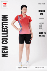 Áo Bóng Chuyền Hiwing H14 - Màu Đỏ