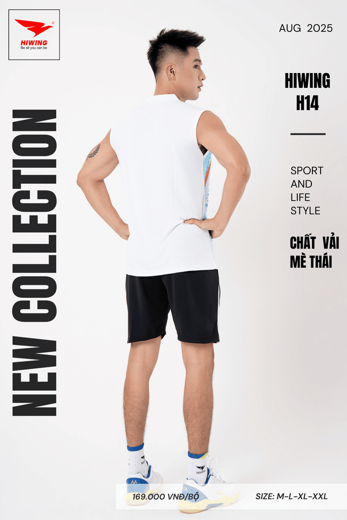 Áo Bóng Chuyền Hiwing H14 - Màu Trắng
