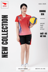 Áo Bóng Chuyền Hiwing H14 - Màu Đỏ