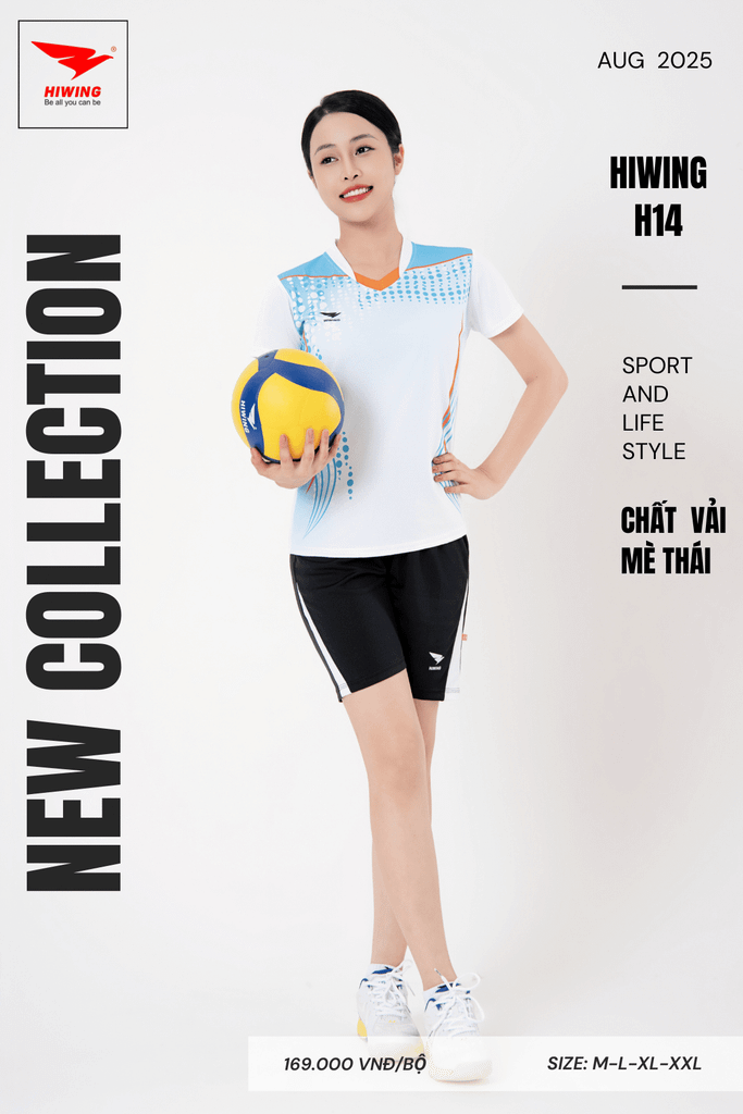 Áo Bóng Chuyền Hiwing H14 - Màu Đỏ
