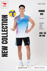 Áo Bóng Chuyền Hiwing H14 - Màu Xanh