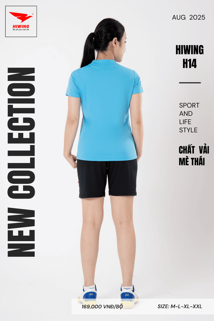 Áo Bóng Chuyền Hiwing H14 - Màu Xanh