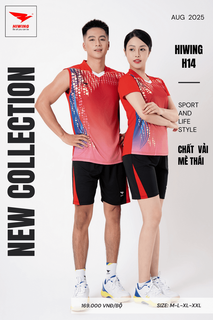 Áo Bóng Chuyền Hiwing H14 - Màu Đỏ