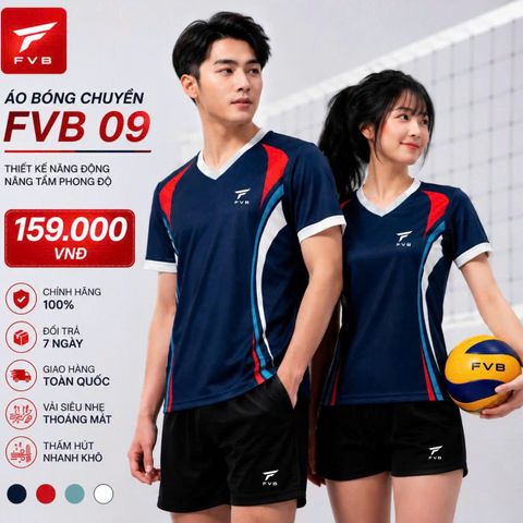 Áo Bóng Chuyền FVB 09 – Nâng Tầm Phong Cách, Tự Tin Vận Động