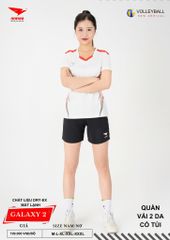 Áo Bóng Chuyền Nam Nữ Hiwing Galaxy 2 Màu Trắng Mới Nhất 2026