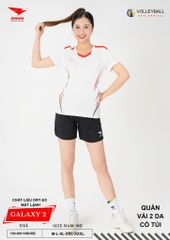 Áo Bóng Chuyền Nam Nữ Hiwing Galaxy 2 Màu Trắng Mới Nhất 2026