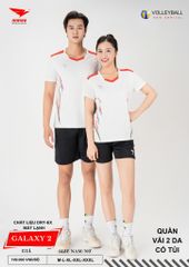 Áo Bóng Chuyền Nam Nữ Hiwing Galaxy 2 Màu Trắng Mới Nhất 2026