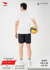 Áo Bóng Chuyền Nam Nữ Hiwing Galaxy 2 Màu Trắng Mới Nhất 2026
