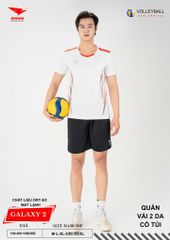 Áo Bóng Chuyền Nam Nữ Hiwing Galaxy 2 Màu Trắng Mới Nhất 2026