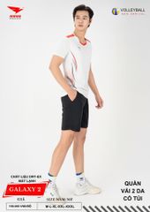 Áo Bóng Chuyền Nam Nữ Hiwing Galaxy 2 Màu Trắng Mới Nhất 2026