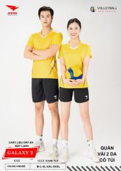 Áo Bóng Chuyền Nam Nữ Hiwing Galaxy 2 Màu Vàng Mới Nhất 2026