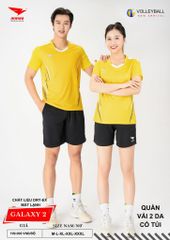 Áo Bóng Chuyền Nam Nữ Hiwing Galaxy 2 Màu Vàng Mới Nhất 2026