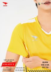 Áo Bóng Chuyền Nam Nữ Hiwing Galaxy 2 Màu Vàng Mới Nhất 2026