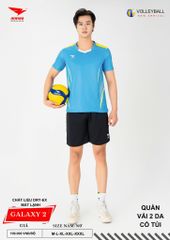 Áo Bóng Chuyền Nam Nữ Hiwing Galaxy 2 Màu Xanh Da Mới Nhất 2026