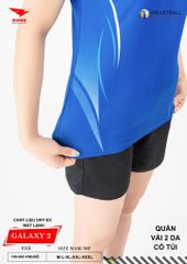 Áo Bóng Chuyền Nam Nữ Hiwing Galaxy 2 Màu Xanh Dương Mới Nhất 2026