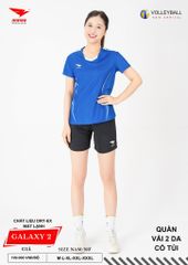Áo Bóng Chuyền Nam Nữ Hiwing Galaxy 2 Màu Xanh Dương Mới Nhất 2026