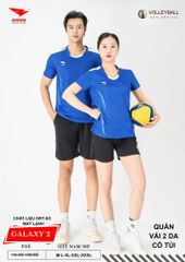 Áo Bóng Chuyền Nam Nữ Hiwing Galaxy 2 Màu Xanh Dương Mới Nhất 2026