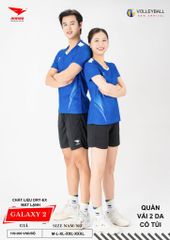 Áo Bóng Chuyền Nam Nữ Hiwing Galaxy 2 Màu Xanh Dương Mới Nhất 2026