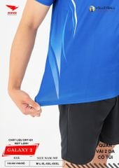 Áo Bóng Chuyền Nam Nữ Hiwing Galaxy 2 Màu Xanh Dương Mới Nhất 2026