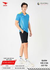 Áo Bóng Chuyền Nam Nữ Hiwing Galaxy 2 Màu Xanh Da Mới Nhất 2026