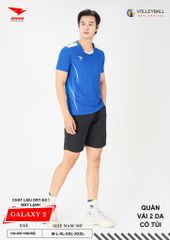 Áo Bóng Chuyền Nam Nữ Hiwing Galaxy 2 Màu Xanh Dương Mới Nhất 2026