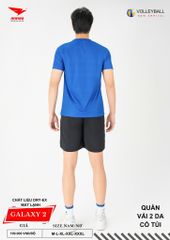 Áo Bóng Chuyền Nam Nữ Hiwing Galaxy 2 Màu Xanh Dương Mới Nhất 2026