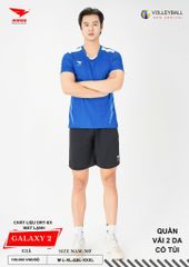 Áo Bóng Chuyền Nam Nữ Hiwing Galaxy 2 Màu Xanh Dương Mới Nhất 2026