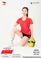 Áo Bóng Chuyền Nam Nữ Hiwing Galaxy 2 Màu Đỏ Mới Nhất 2026