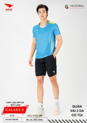 Áo Bóng Chuyền Nam Nữ Hiwing Galaxy 2 Màu Xanh Da Mới Nhất 2026