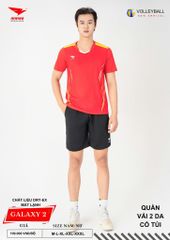 Áo Bóng Chuyền Nam Nữ Hiwing Galaxy 2 Màu Đỏ Mới Nhất 2026