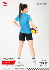Áo Bóng Chuyền Nam Nữ Hiwing Galaxy 2 Màu Xanh Da Mới Nhất 2026