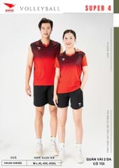 Áo Bóng Chuyền Hiwing Super 4 Nam Nữ Màu Đỏ New 2026