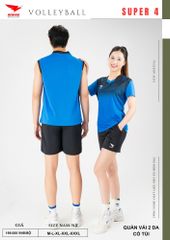 Áo Bóng Chuyền Hiwing Super 4 Nam Nữ Màu Xanh New 2026