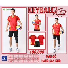 Áo Bóng Chuyền Keyball K12 - Màu Trắng