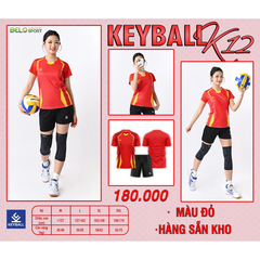 Áo Bóng Chuyền Keyball K12 - Màu Trắng