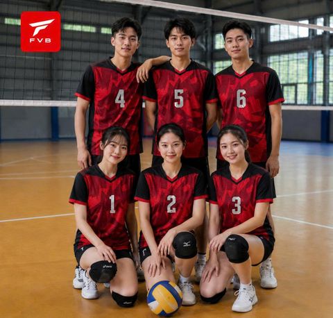Áo Bóng Chuyển Nam Nữ FVB 2 Chính Hãng
