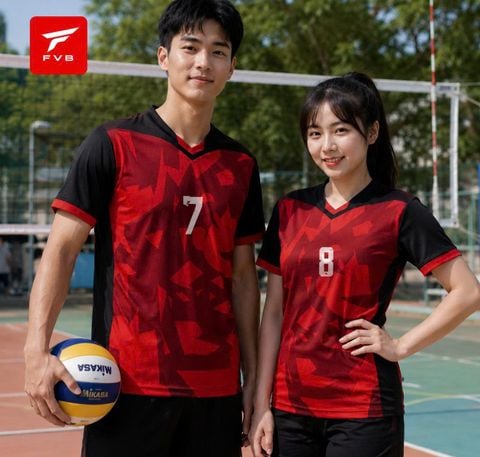 Áo Bóng Chuyển Nam Nữ FVB 2 Chính Hãng