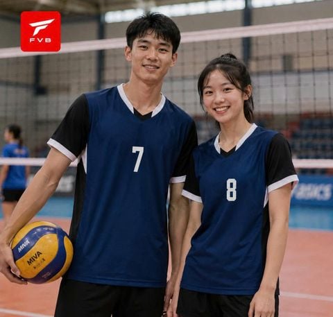 Áo Bóng Chuyển Nam Nữ FVB 4 Chính Hãng