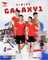 Áo Bóng Chuyền , Pickleball Hiwing Galaxy 1 - Màu Đỏ