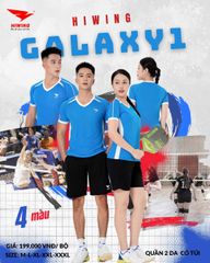 Áo Bóng Chuyền , Pickleball Hiwing Galaxy 1 - Màu Xanh