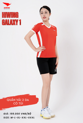 Áo Bóng Chuyền , Pickleball Hiwing Galaxy 1 - Màu Đỏ