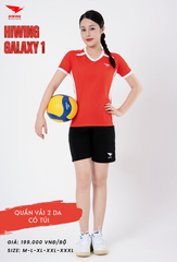 Áo Bóng Chuyền , Pickleball Hiwing Galaxy 1 - Màu Đỏ
