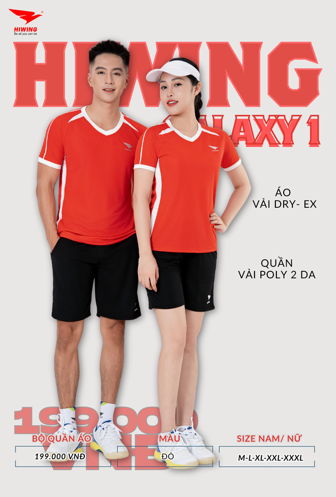 Áo Bóng Chuyền , Pickleball Hiwing Galaxy 1 - Màu Vàng