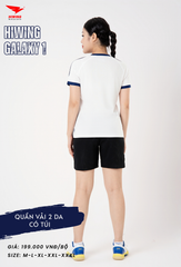 Áo Bóng Chuyền , Pickleball Hiwing Galaxy 1 - Màu Trắng